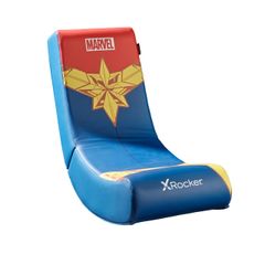 X-Rocker - Official Marvel Video Rocker Gaming Chair Captain Marvel Icon Edition - for children 6-12 years old