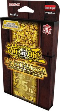 Yu-Gi-Oh! JCC - Pack de 3 Booster La Bonanza du Quart de Siècle (Blister cartonné) - FR